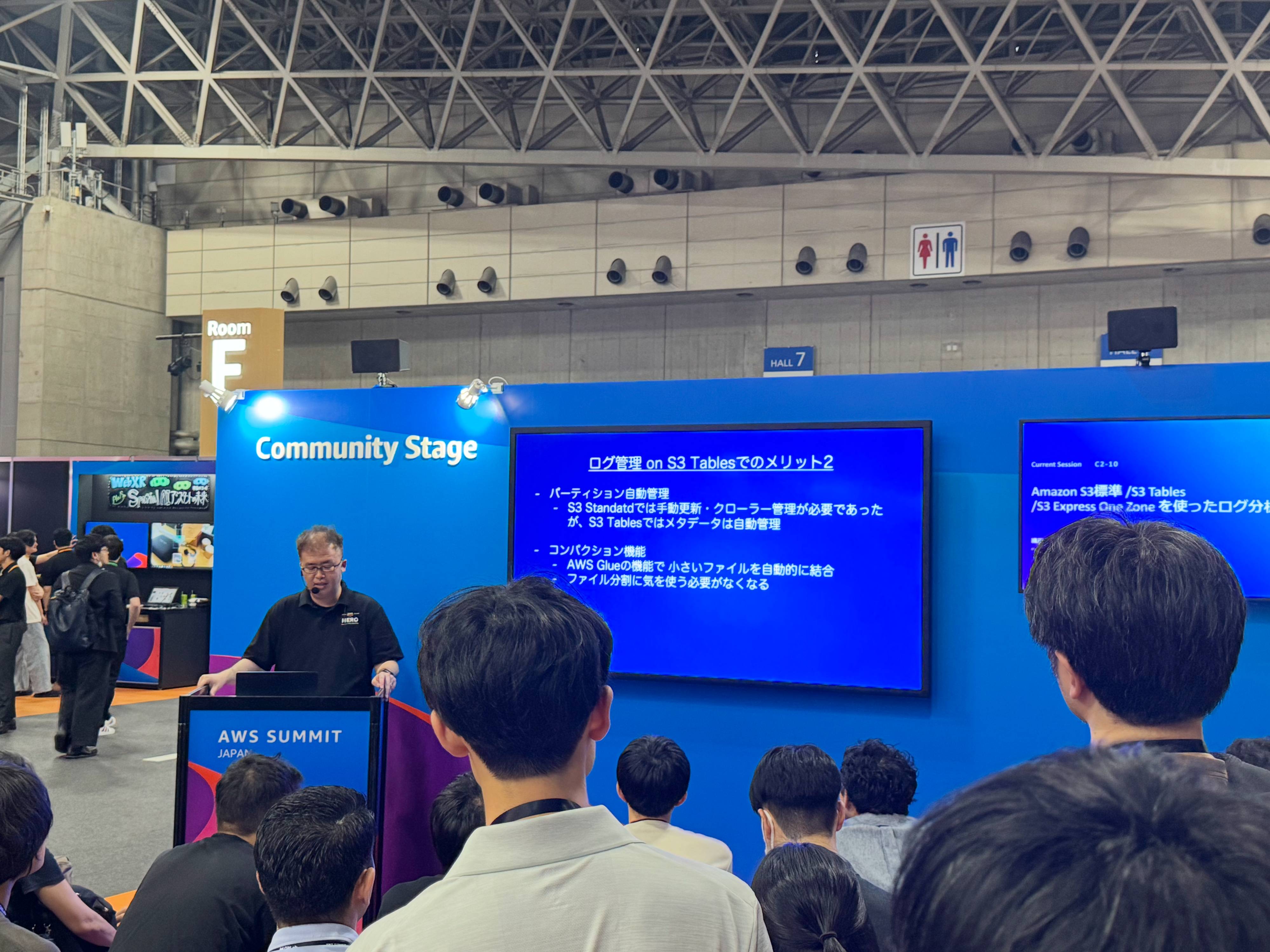 Community stage presentations at AWS Summit